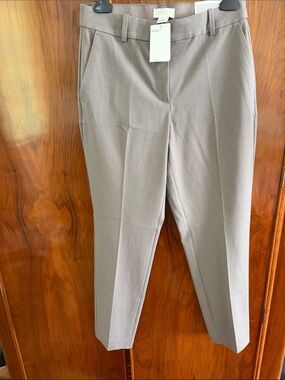 H&M Taupe Gray Women's Straight Dress Pants